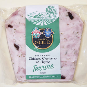 Terrine - Free range Chicken, Cranberry & Thyme 130gm
