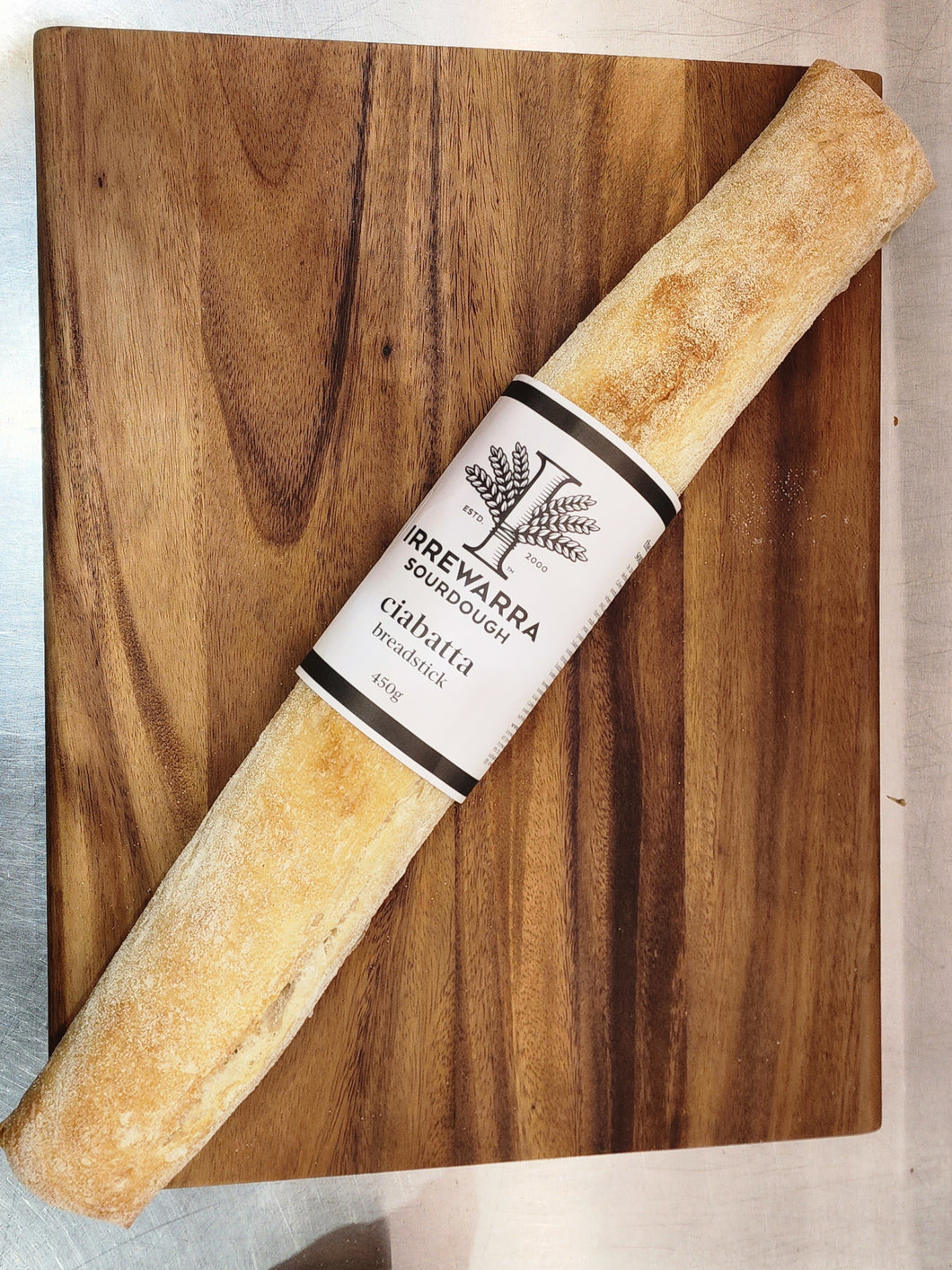 Irrewarra Sourdough Ciabatta breadstick