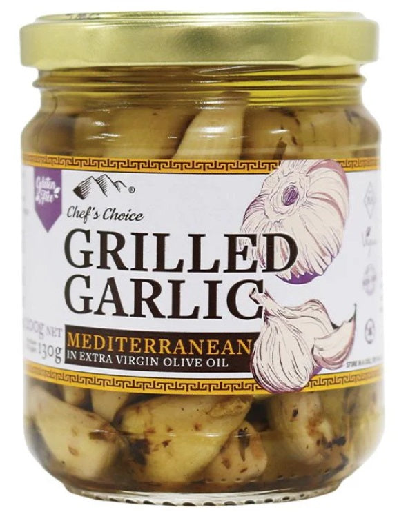 Grilled Garlic 200g NET (130g drained weight)