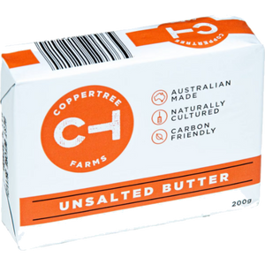 Coppertree Farms Cultured Butter Unsalted 200g