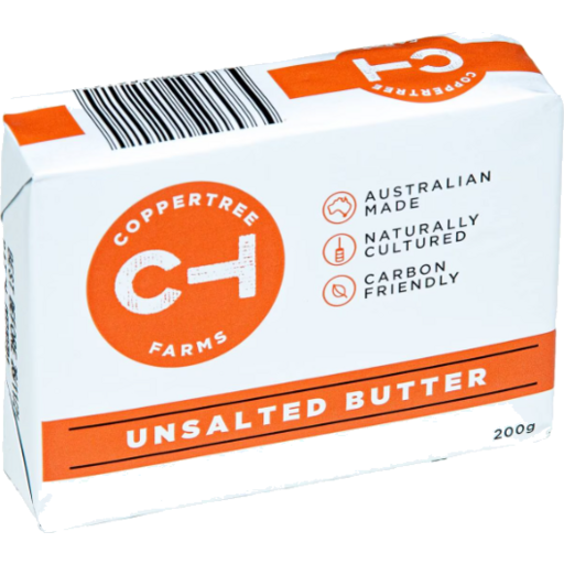 Coppertree Farms Cultured Butter Unsalted 200g