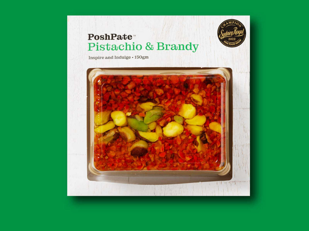 Posh Pate Pistachio & Brandy 150g