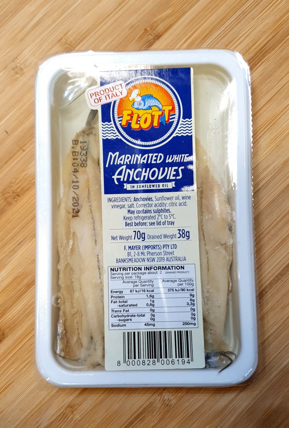 Flott White Anchovy Pack