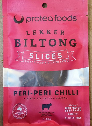 Copy of Beef Biltong Slices - Peri Peri