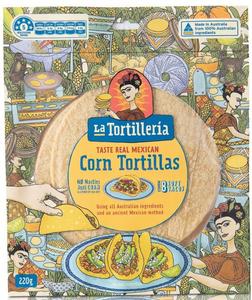 La Tortilleria Corn Tortillas - Soft Taco's 8pk