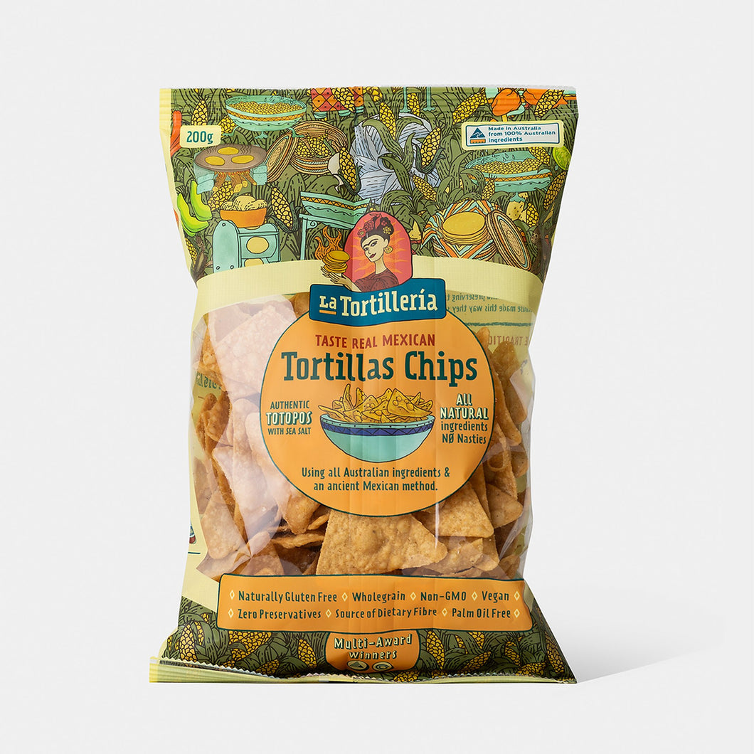 La Tortilleria Totopos corn chips
